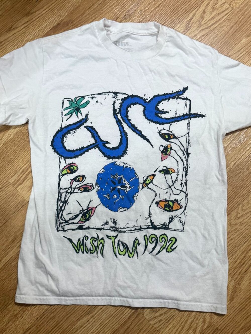 The Cure Wish Tour 1992 Graphic T-Shirt S